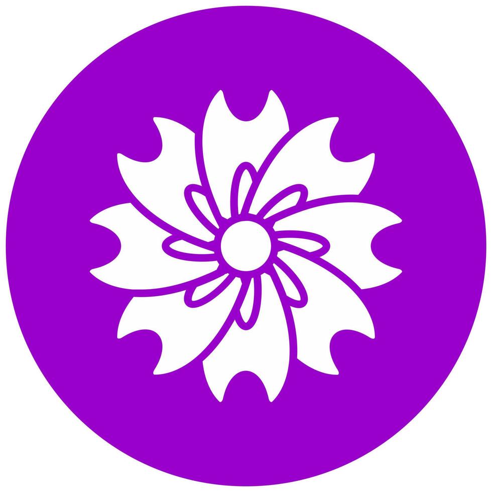 violett Vektor Symbol Stil