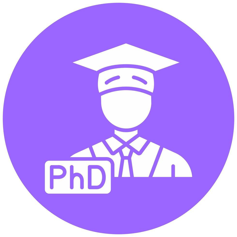 phd Vektor Symbol Stil