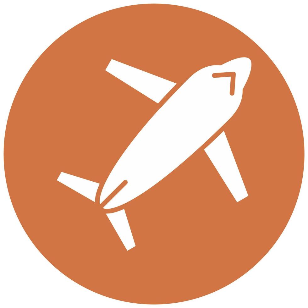 Flugzeug Vektor Symbol Stil