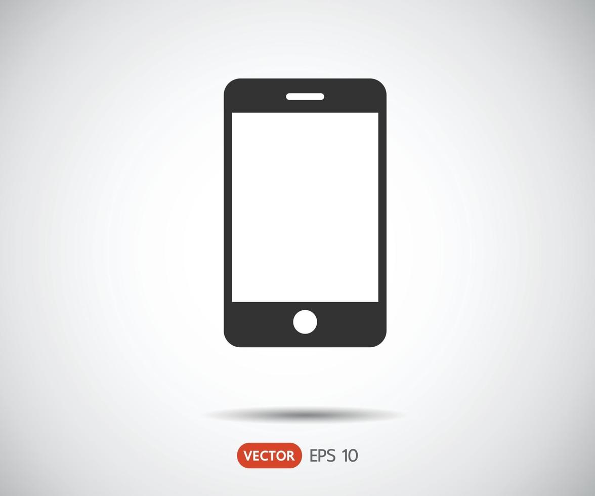 Smartphone-Symbol, Telefon-Logo-Vektorillustration vektor