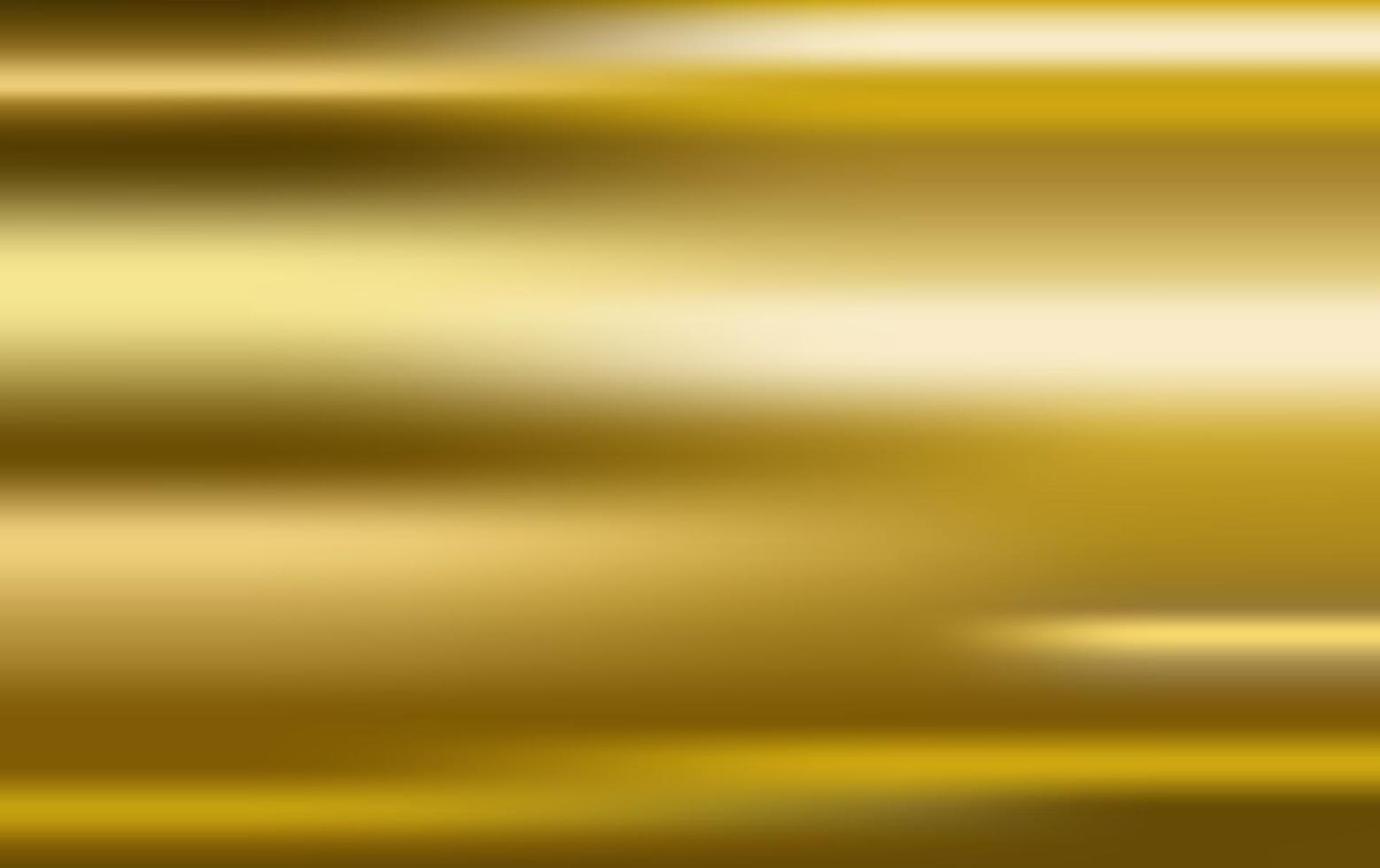 Vektor des Goldgradienten. Metallische Vektorillustration der Goldgradientenhintergrundbeschaffenheit für Luxusrahmen, -band, -fahne, -web, -münze und -etikett. elegante Licht- und Glanzvektorschablone