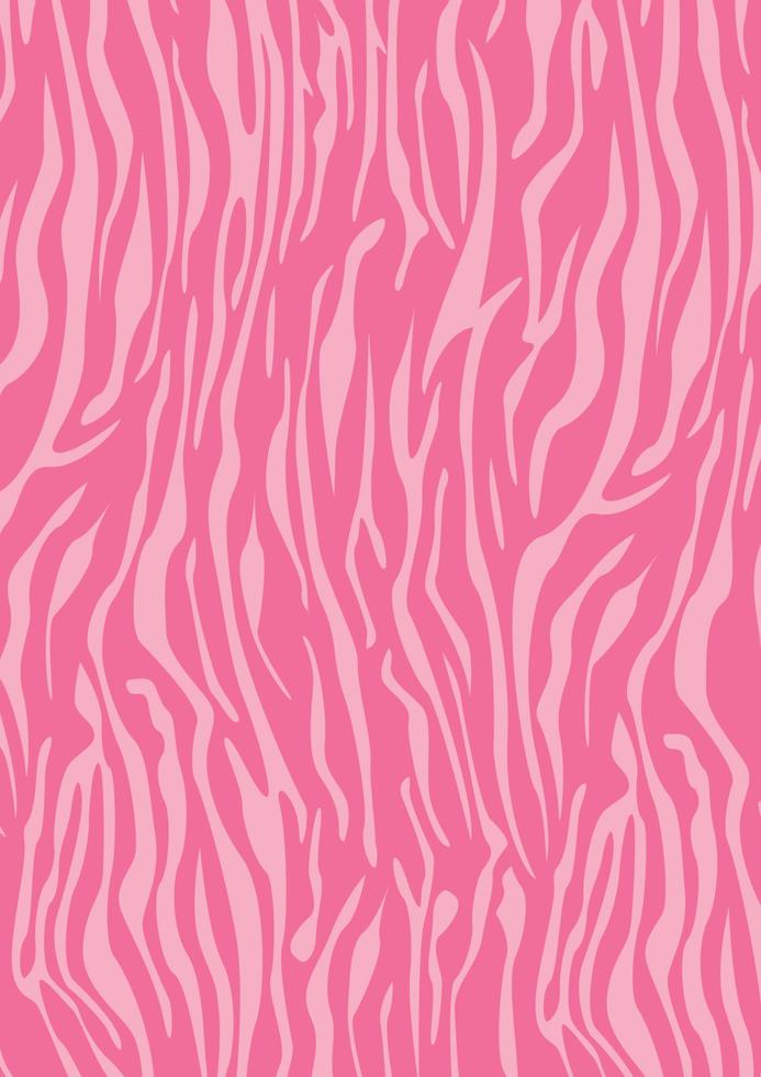 Rosa tonal Zebra Streifen Mode drucken vektor