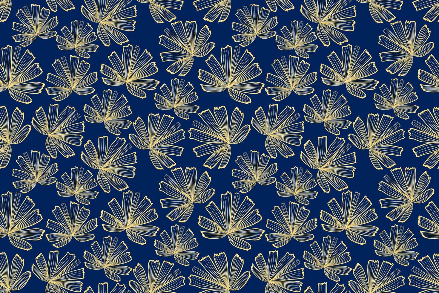 Blätter nahtlos Muster Blau Hintergrund Hand Zeichnung Vektor Illustration zum Innere Design Hintergrund, Stoff Textilien