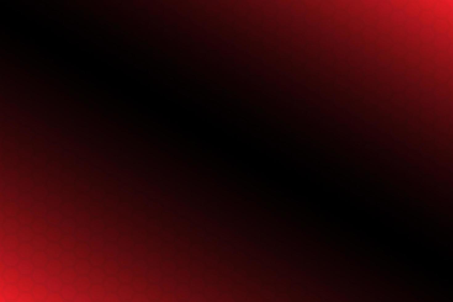 Illustration von Gradient Hintergrund im rot und schwarz Farben mit Sechsecke vektor