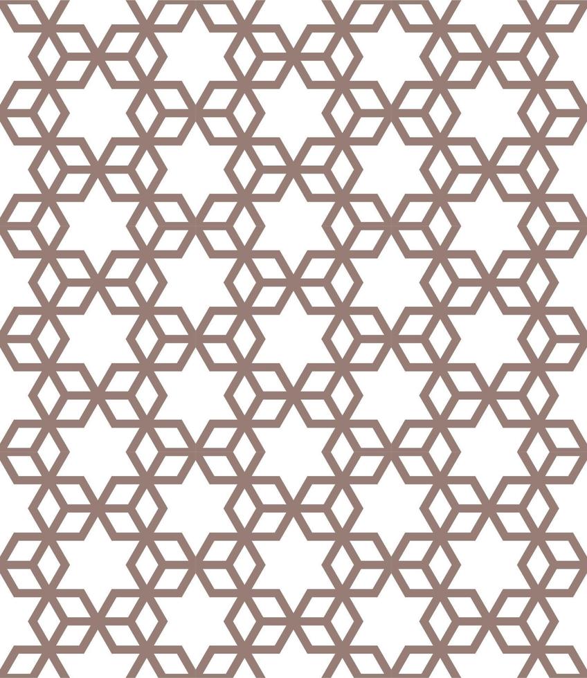 ein Muster mit das Briefe Sechsecke auf ein Weiß Hintergrund vektor