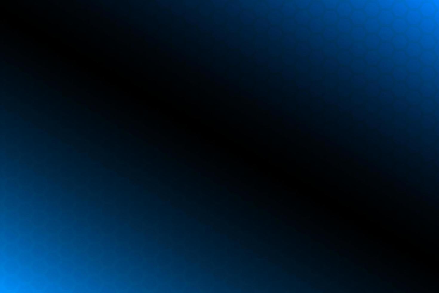 Illustration von Gradient Hintergrund im Blau und schwarz Farben mit Sechsecke vektor