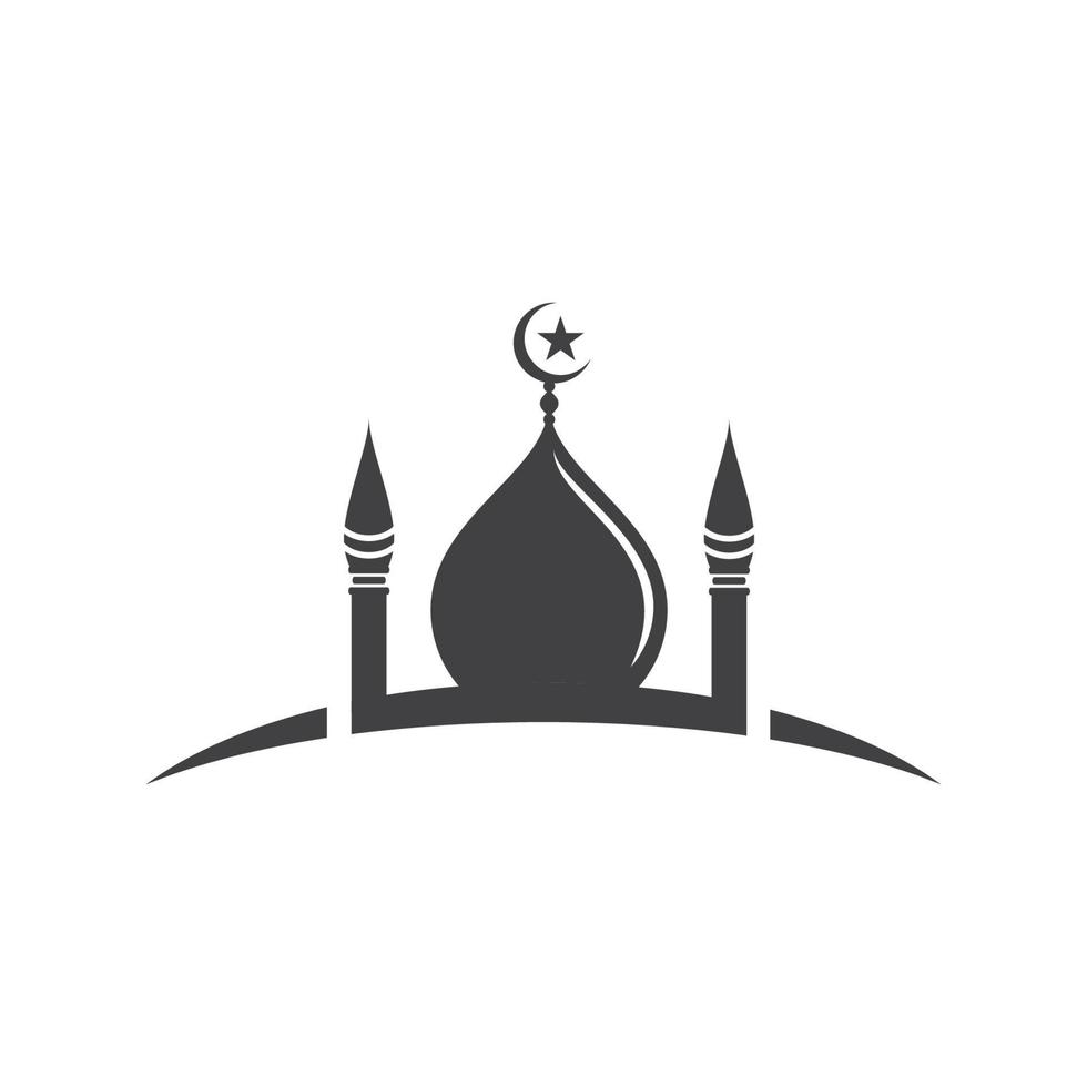 Moschee muslimische Symbol Vektor Illustration