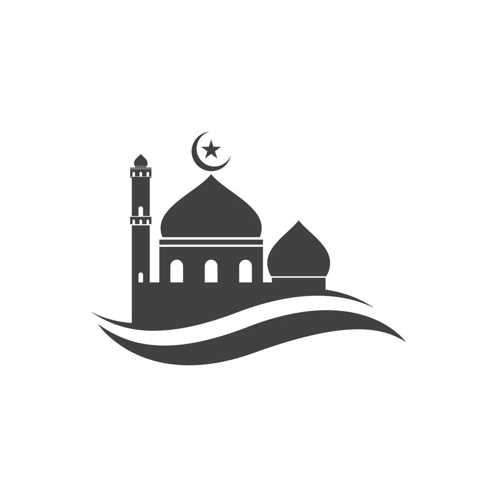 Moschee muslimische Symbol Vektor Illustration