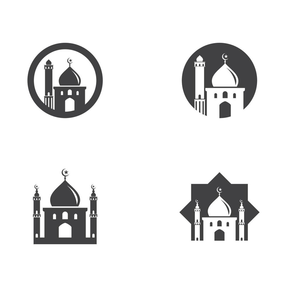 Moschee muslimische Symbol Vektor Illustration