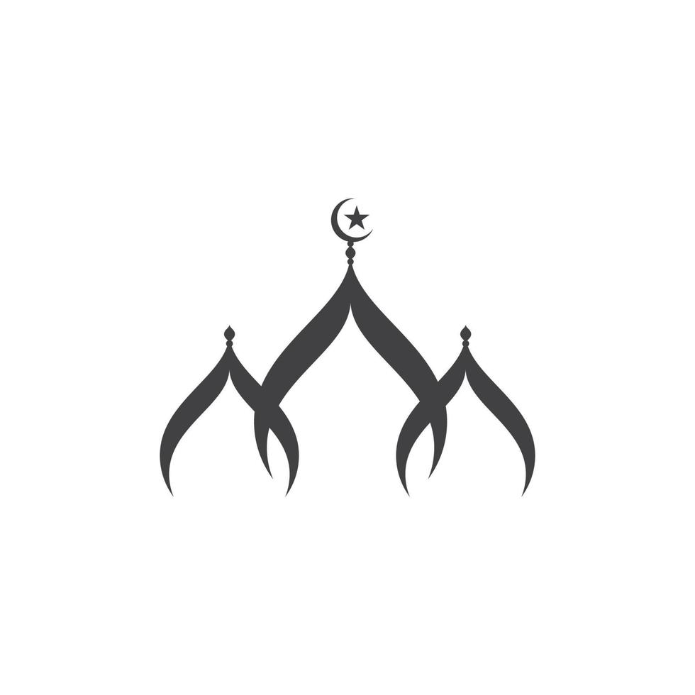 Moschee muslimische Symbol Vektor Illustration