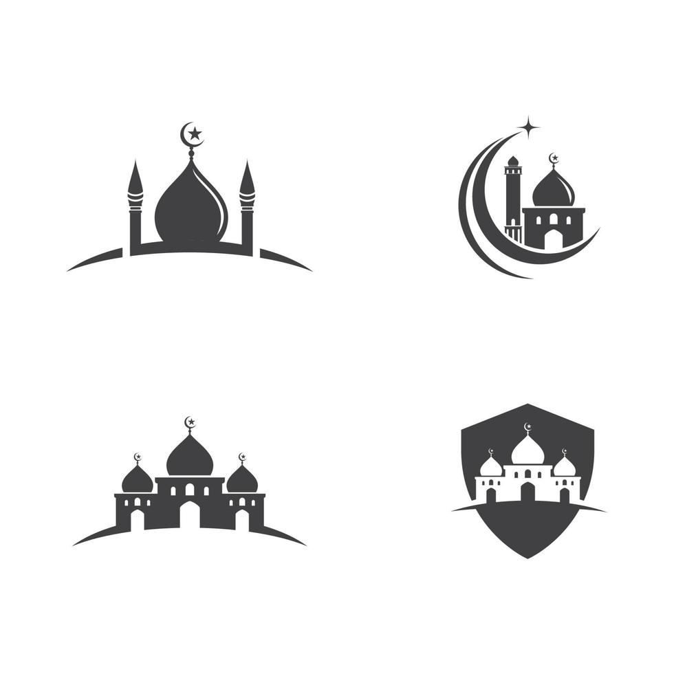 Moschee muslimische Symbol Vektor Illustration