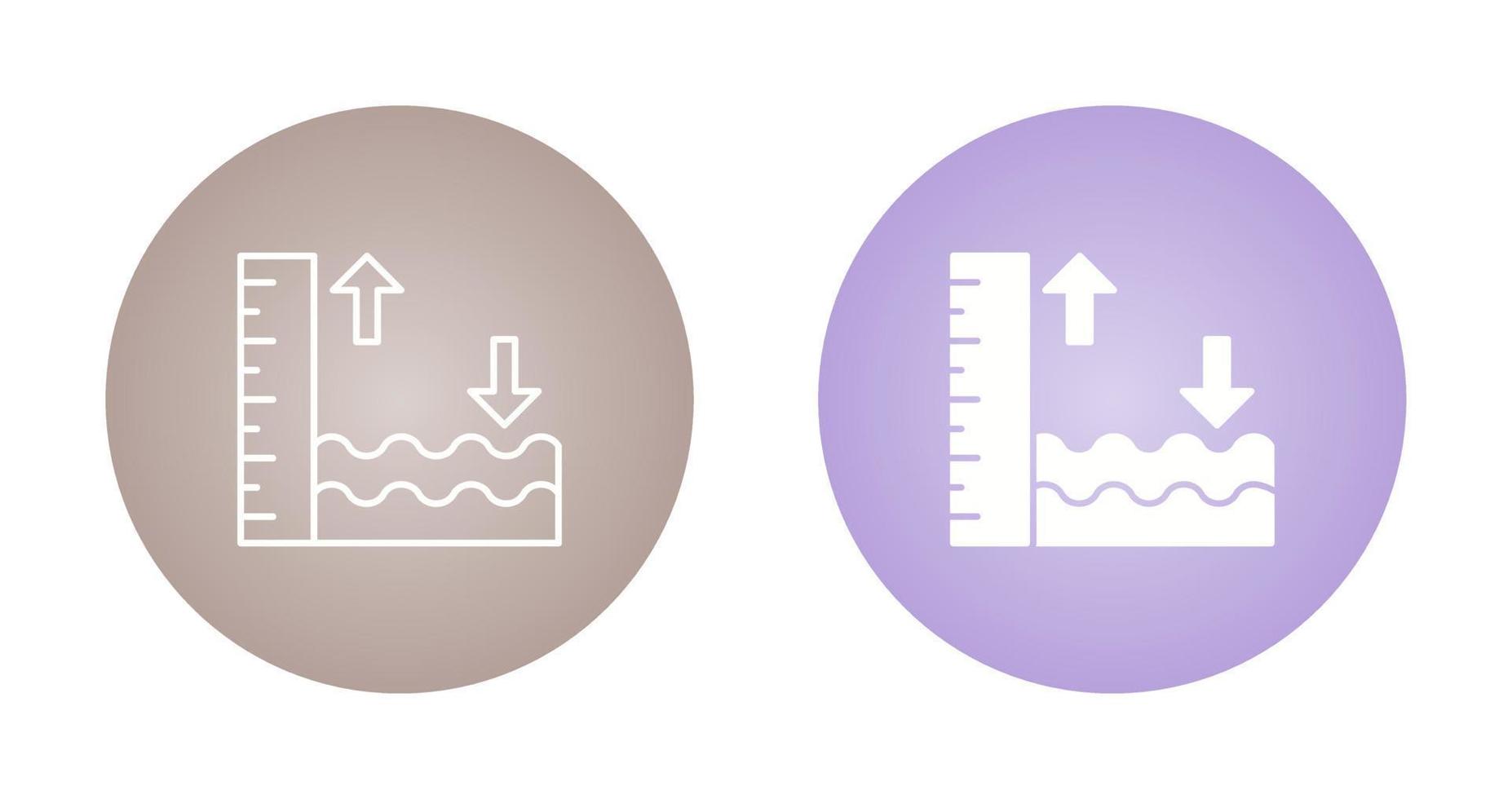 Vektorsymbol für Flut vektor