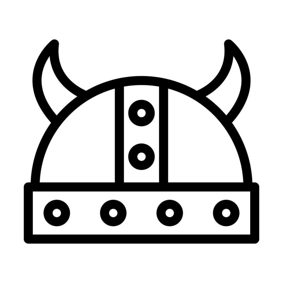 Wikinger Helm Symbol Design vektor