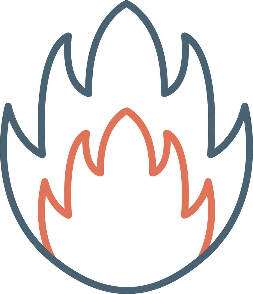 Symbol für Feuervektor vektor