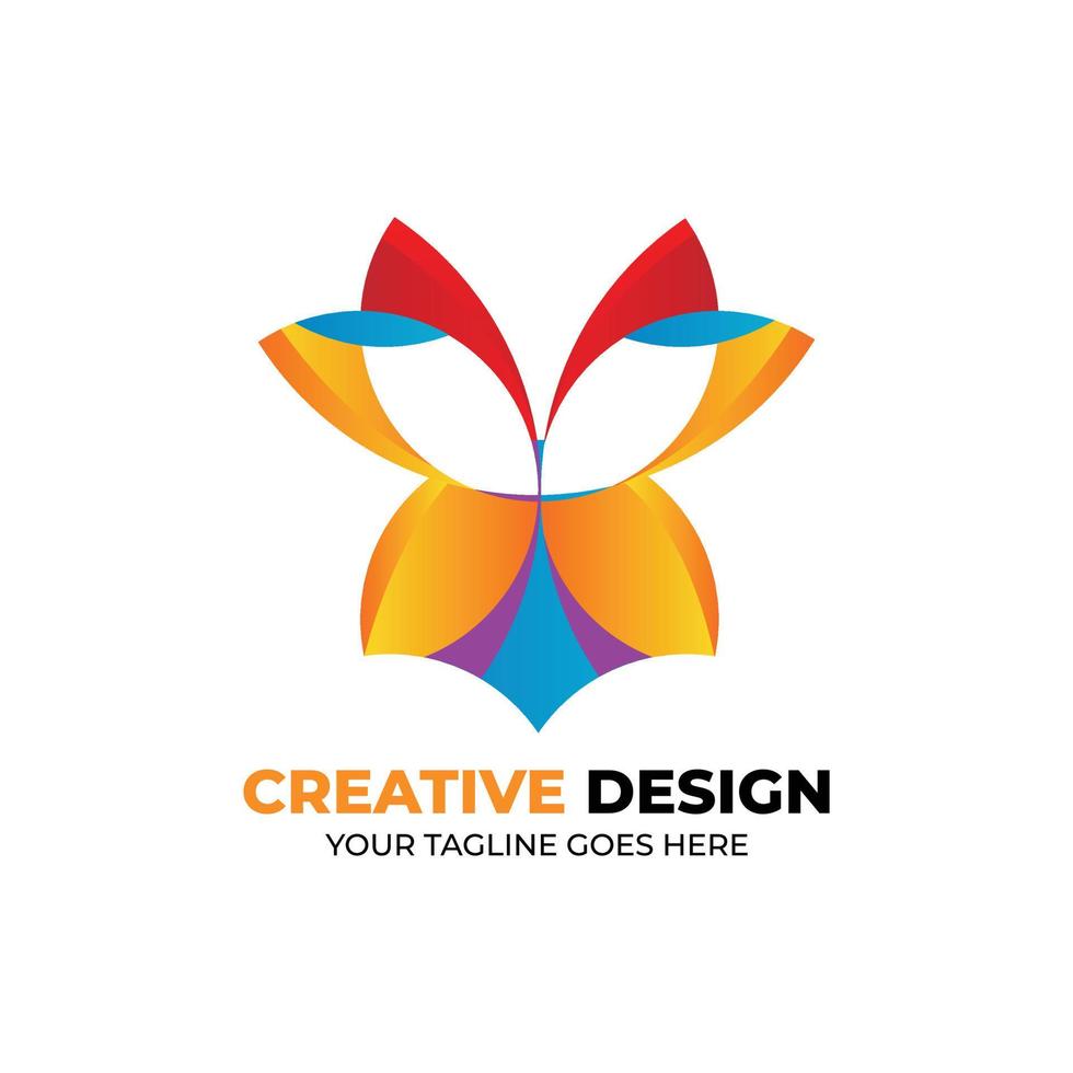 kreativ Design bunt Logo Vektor
