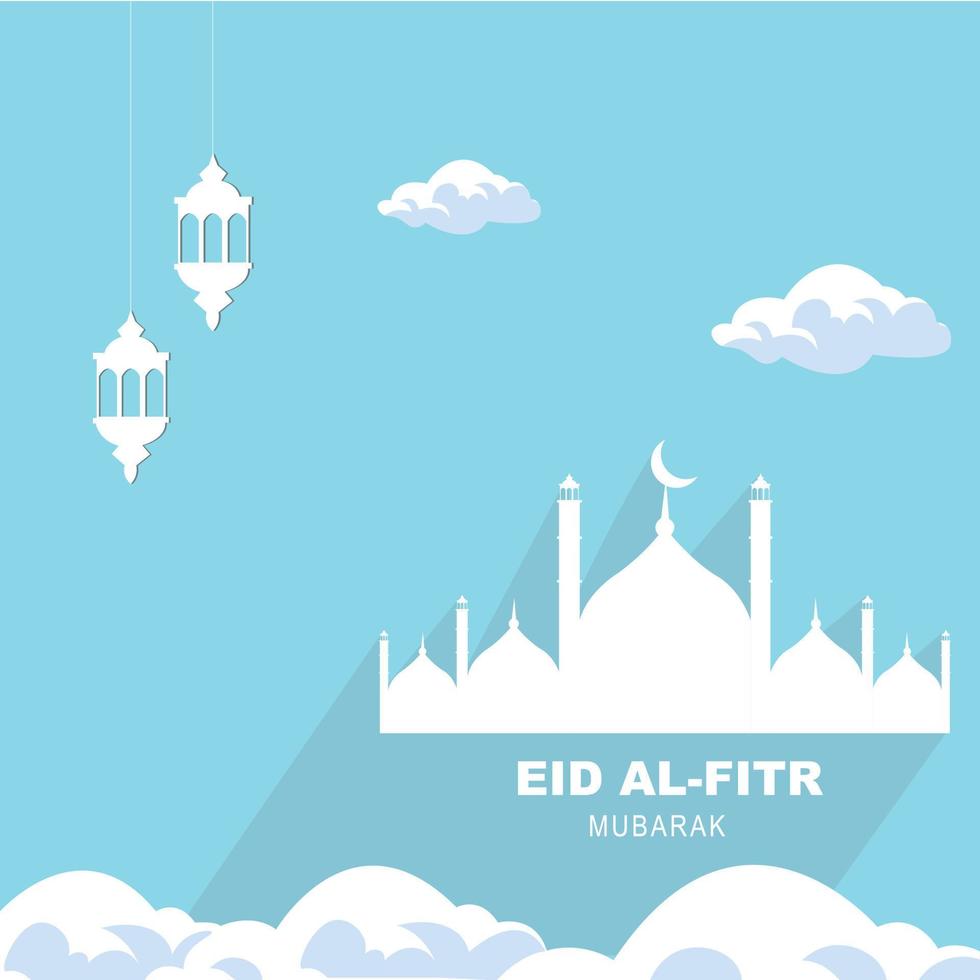 eid social media design. eid bakgrund. eid design vektor