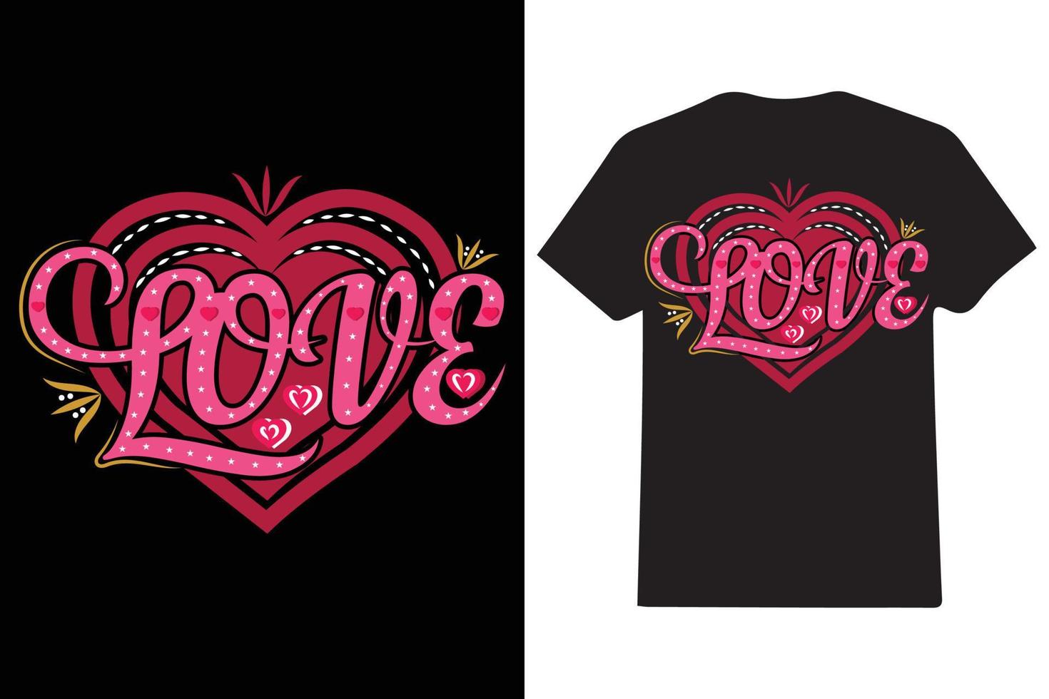 Liebe t -Shirt Design vektor