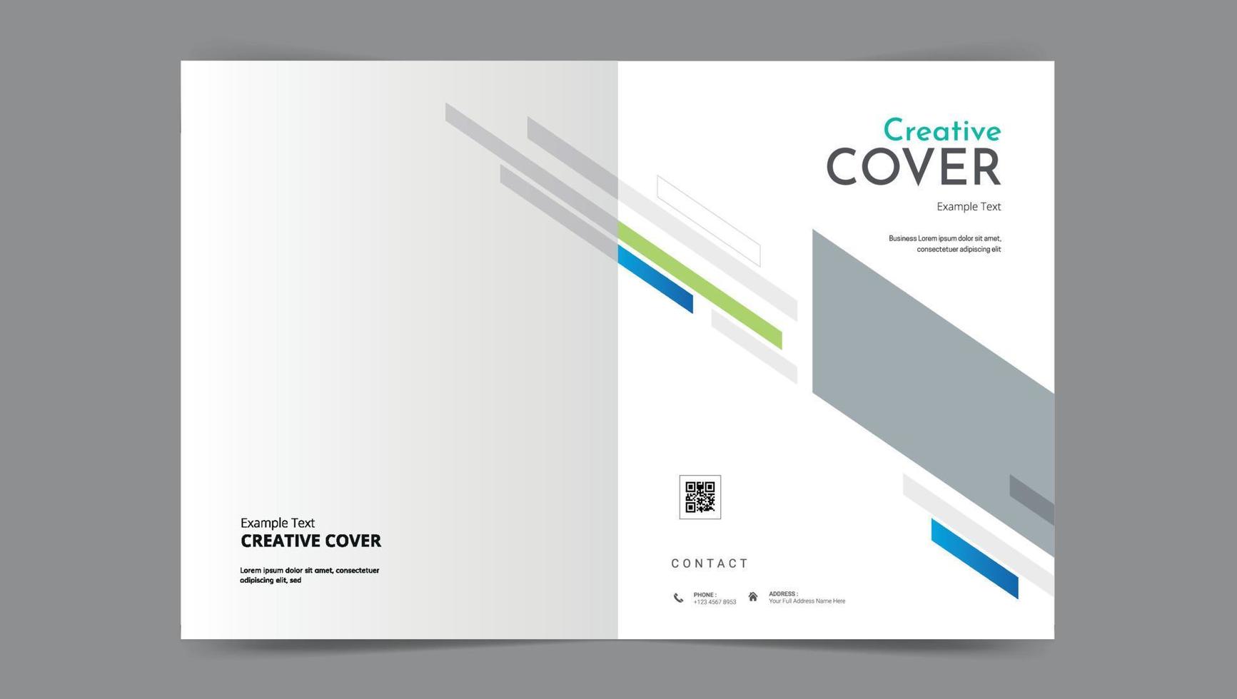 Cover-Vorlage Flyer-Design-Vektor-Hintergrund vektor
