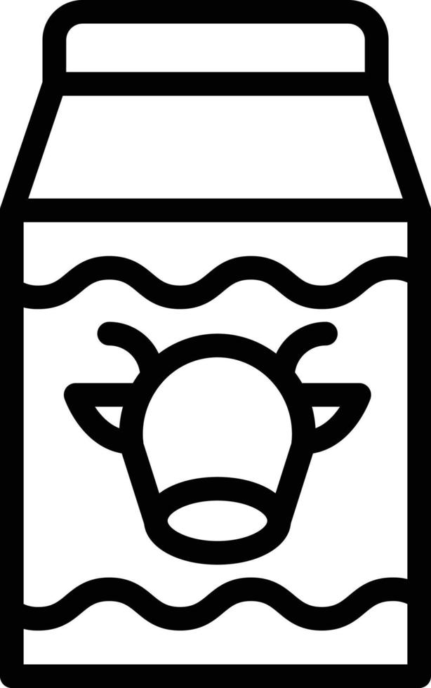 Vektor Design Milch Symbol Stil