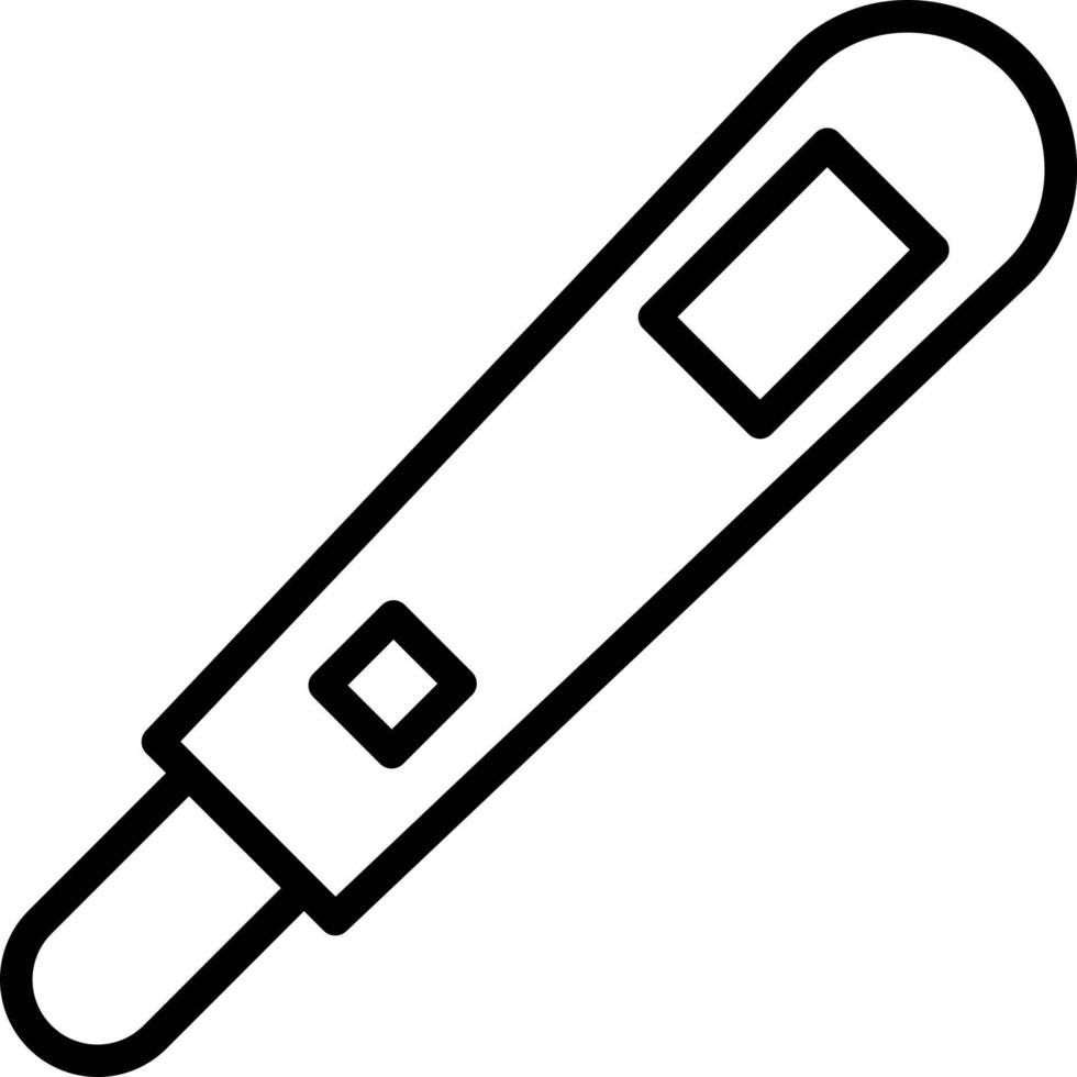 Vektor Design Thermometer Symbol Stil