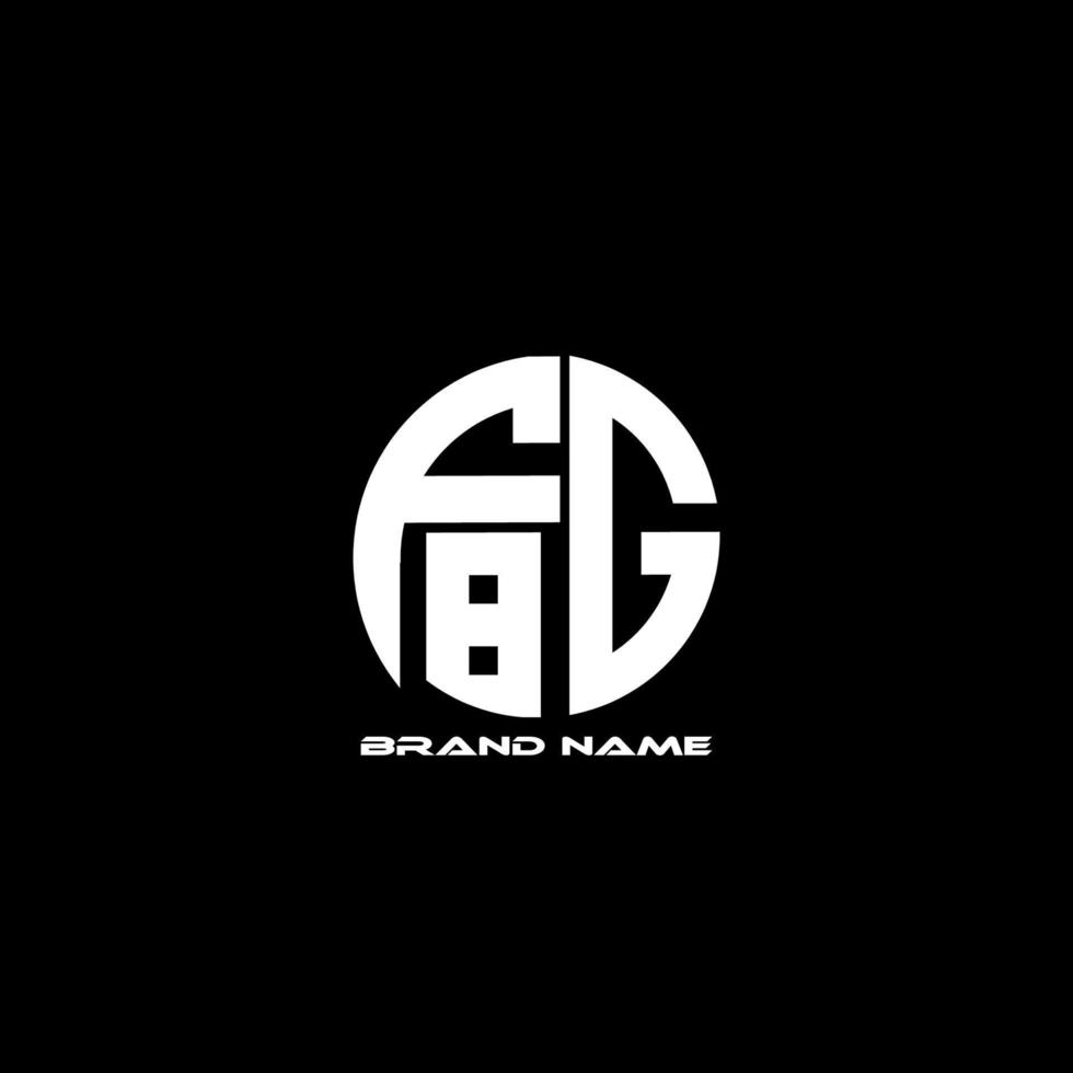 fbg monogram logotyp vektor