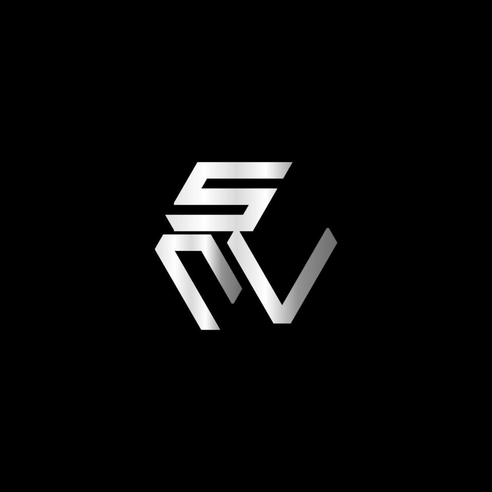 snv Monogramm Logo vektor