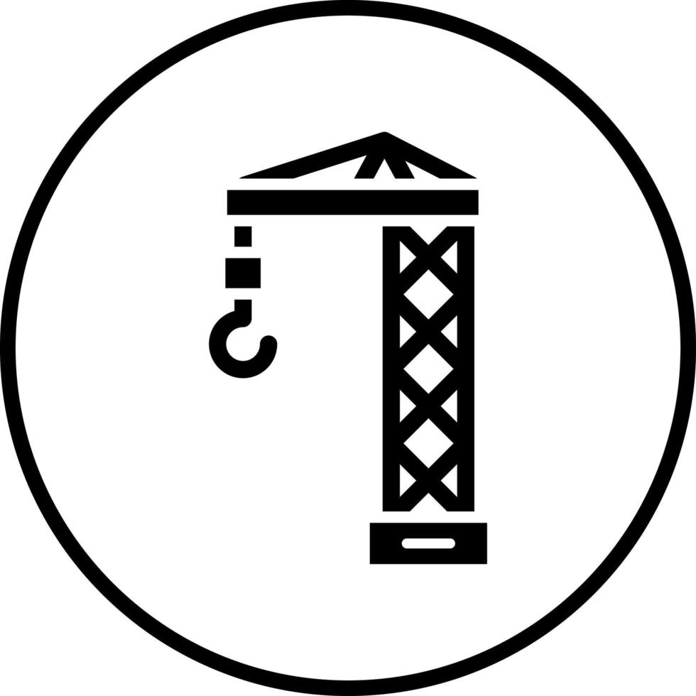 Vektor Design Kran Vektor Symbol Stil