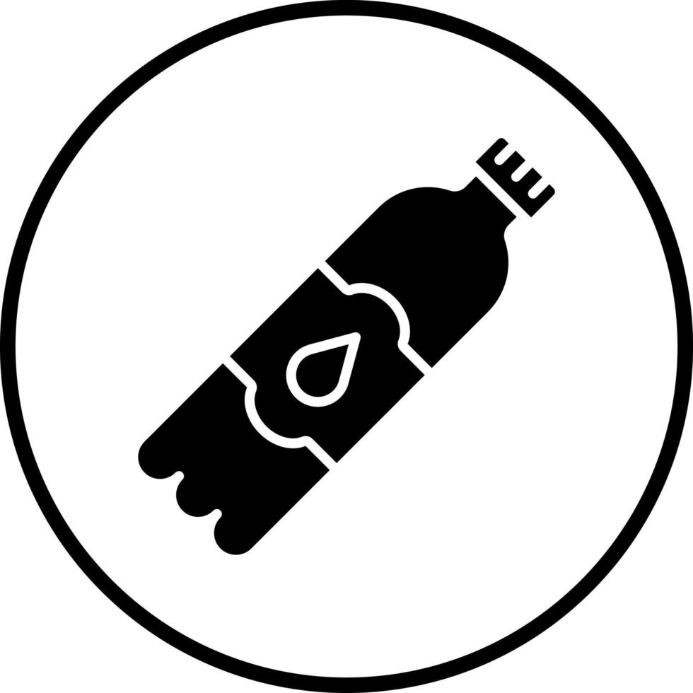 Vektor Design Wasser Flasche Vektor Symbol Stil