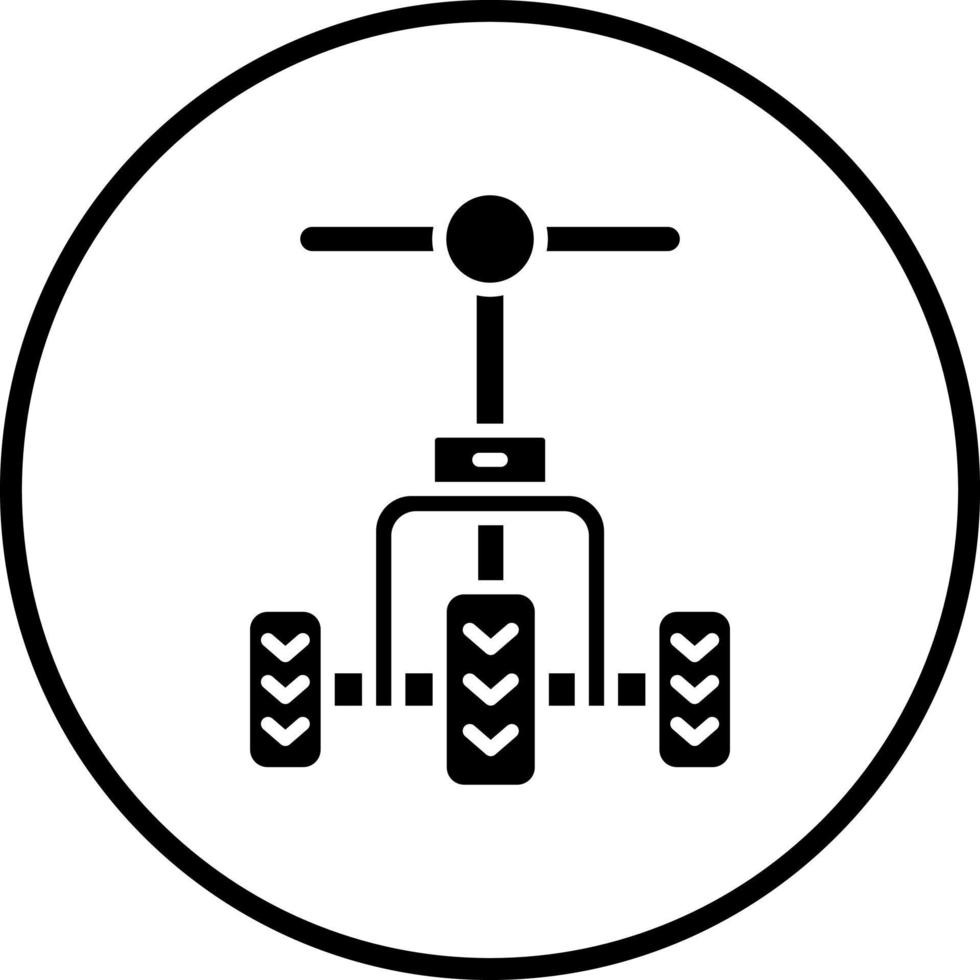 Vektor Design Dreirad Vektor Symbol Stil