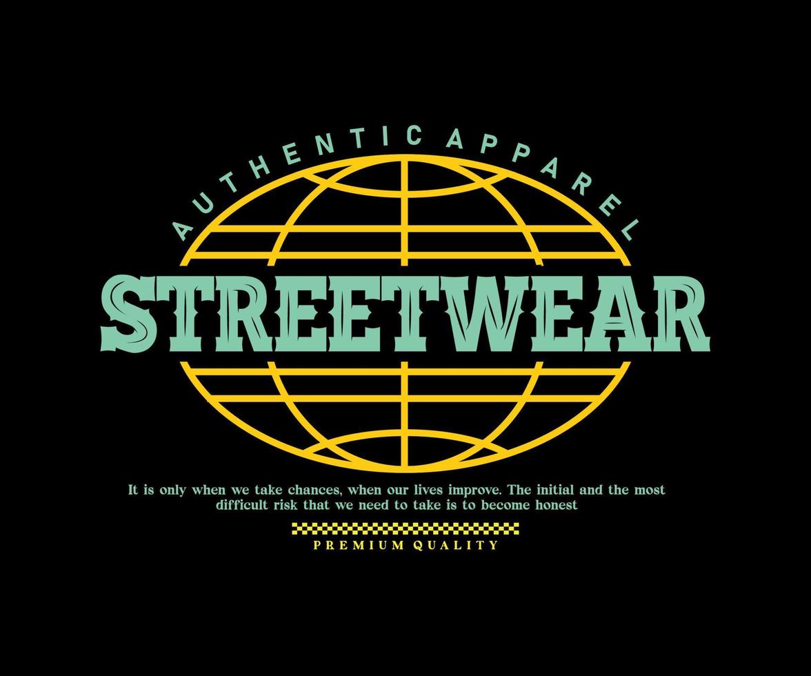 estetisk illustration av streetwear t skjorta design, vektor grafisk, typografisk affisch eller tshirts gata ha på sig och urban stil