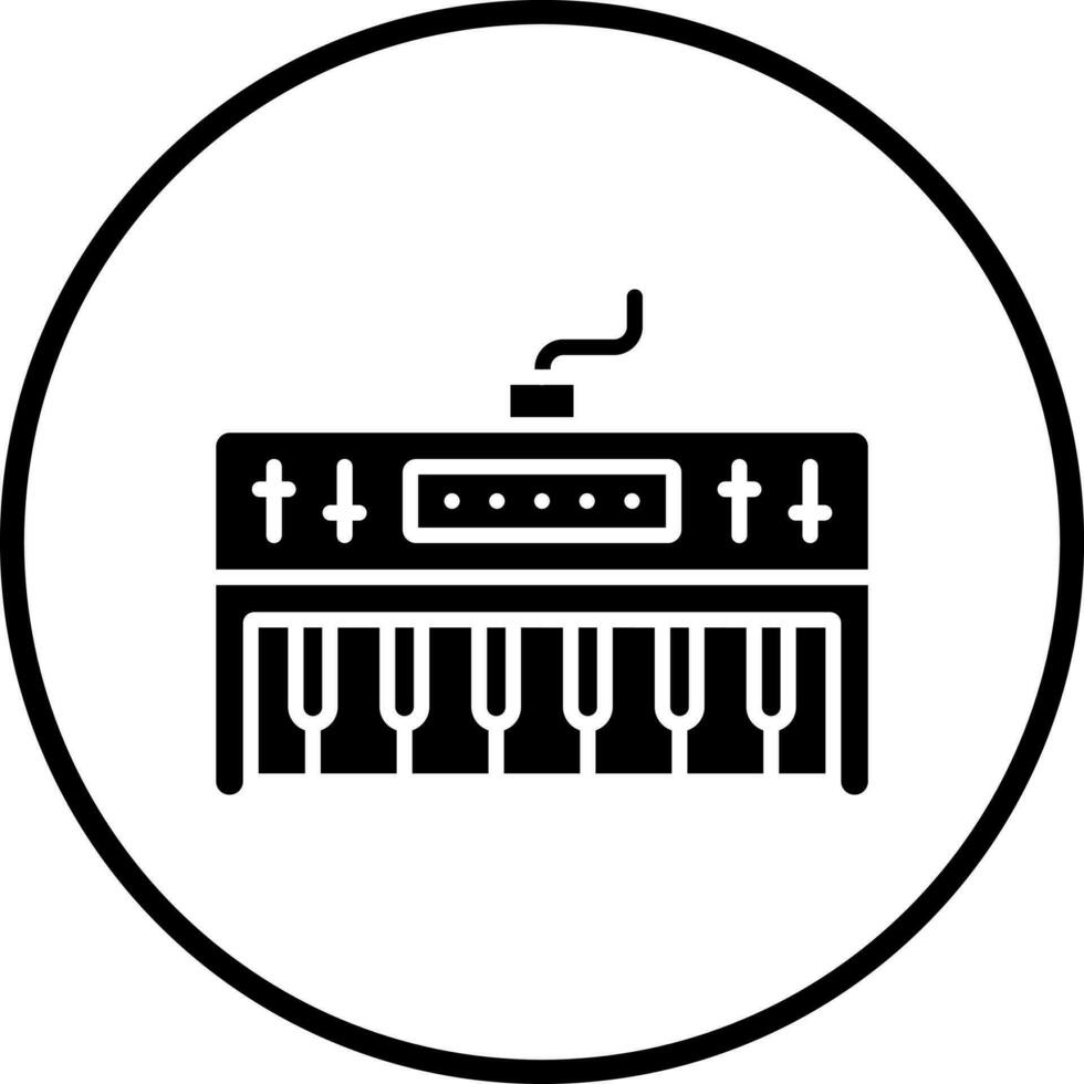 Synthesizer Vektor Symbol Stil