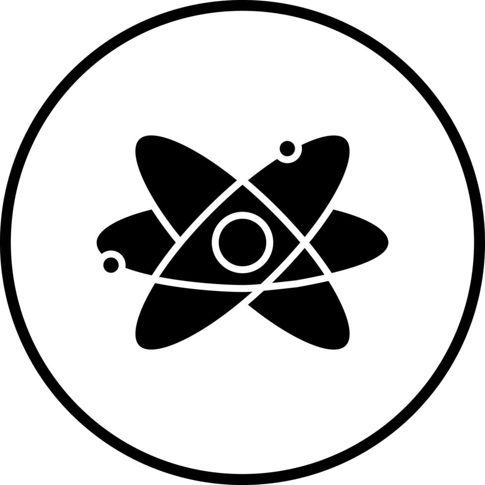 Atom Vektor Symbol Stil