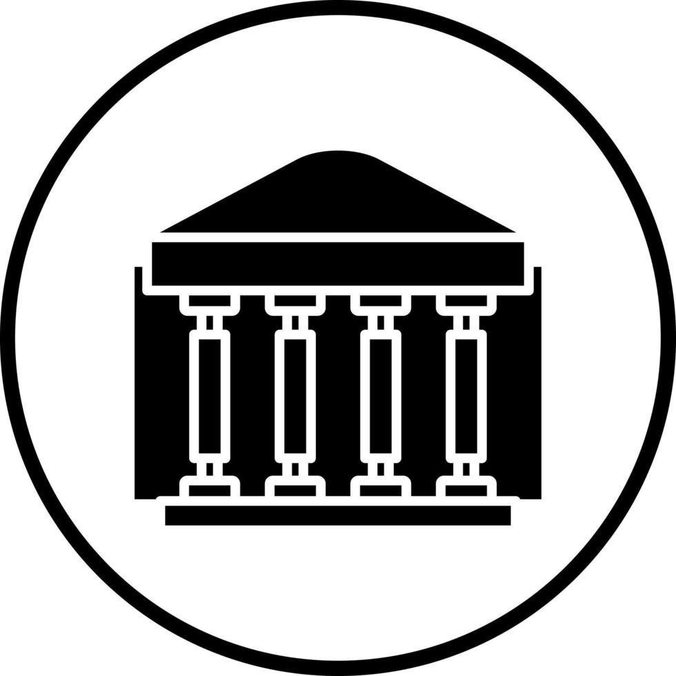 Museum Vektor Symbol Stil