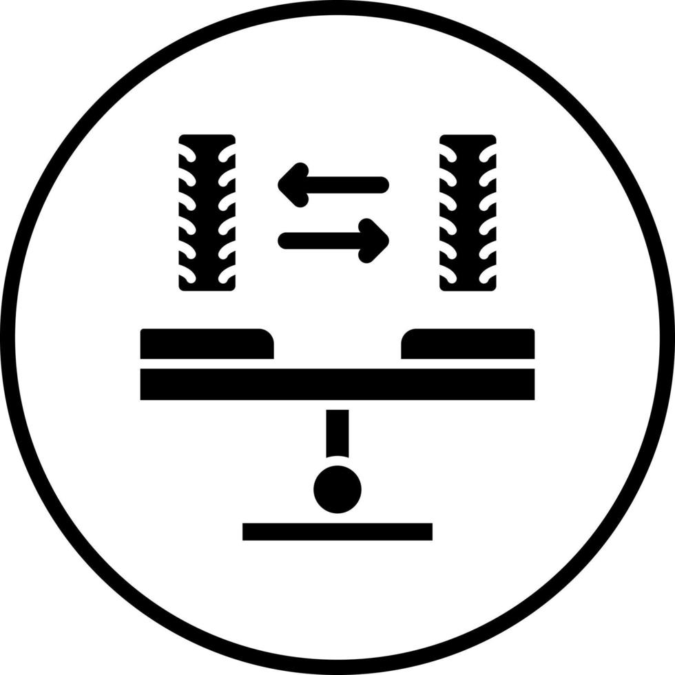 balancieren Vektor Symbol Stil