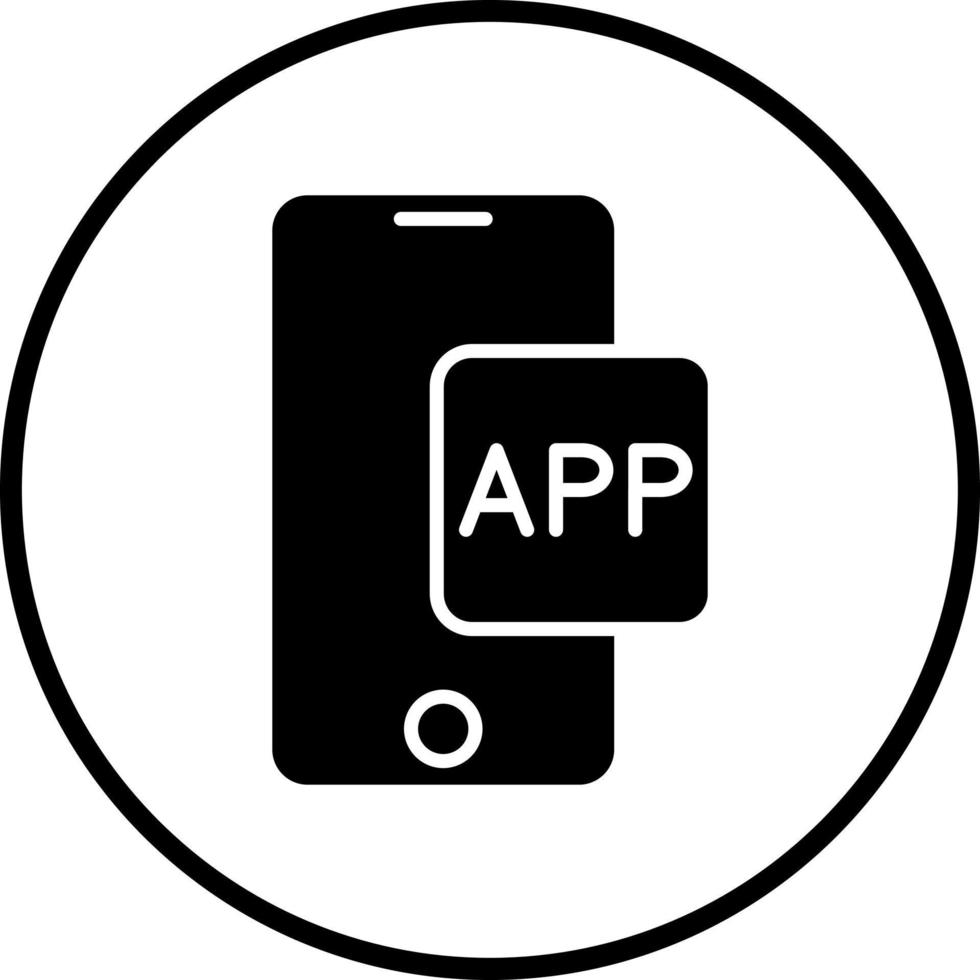 App Vektor Symbol Stil