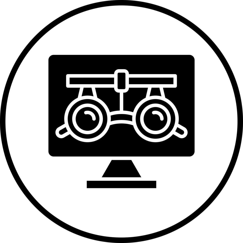 Optometrie Vektor Symbol Stil