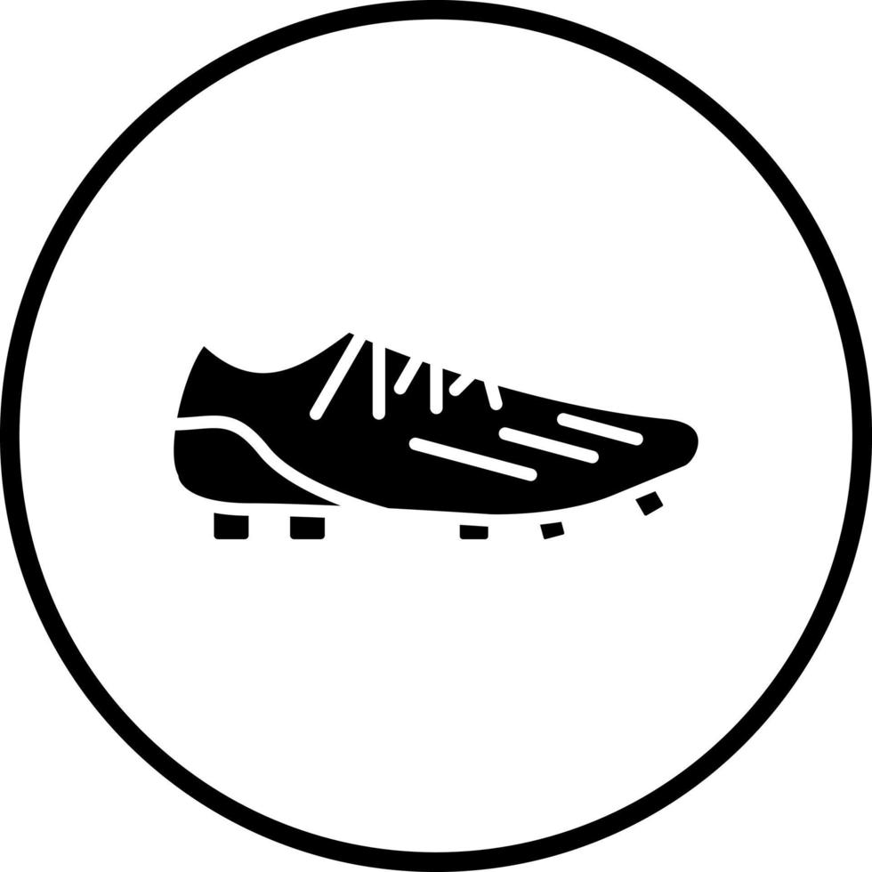 Fußball Schuhe Vektor Symbol Stil