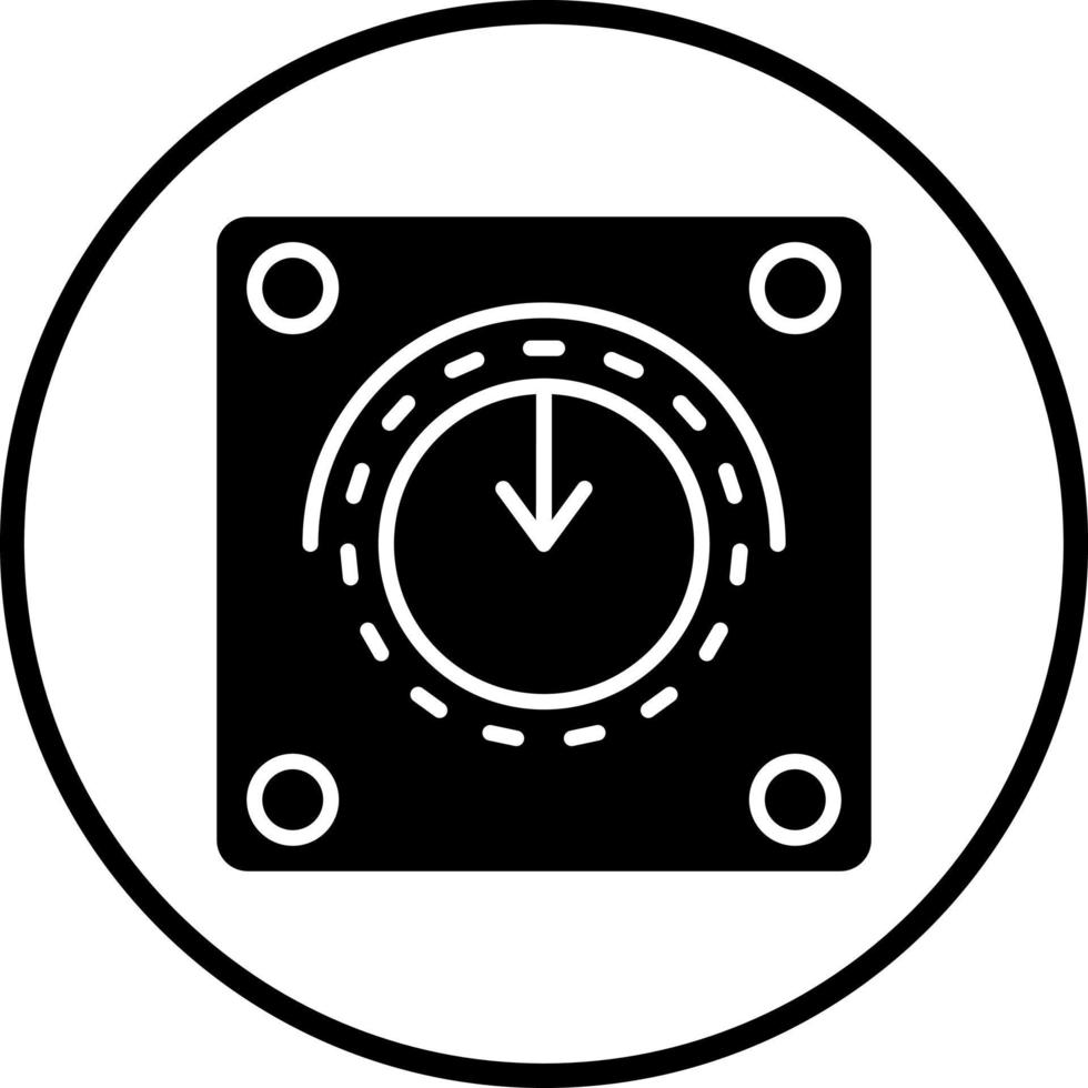 Dimmer Schalter Vektor Symbol Stil