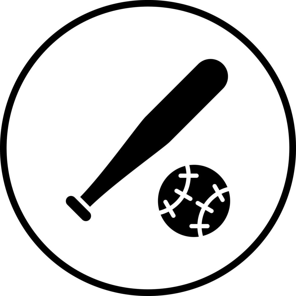 Baseball Vektor Symbol Stil