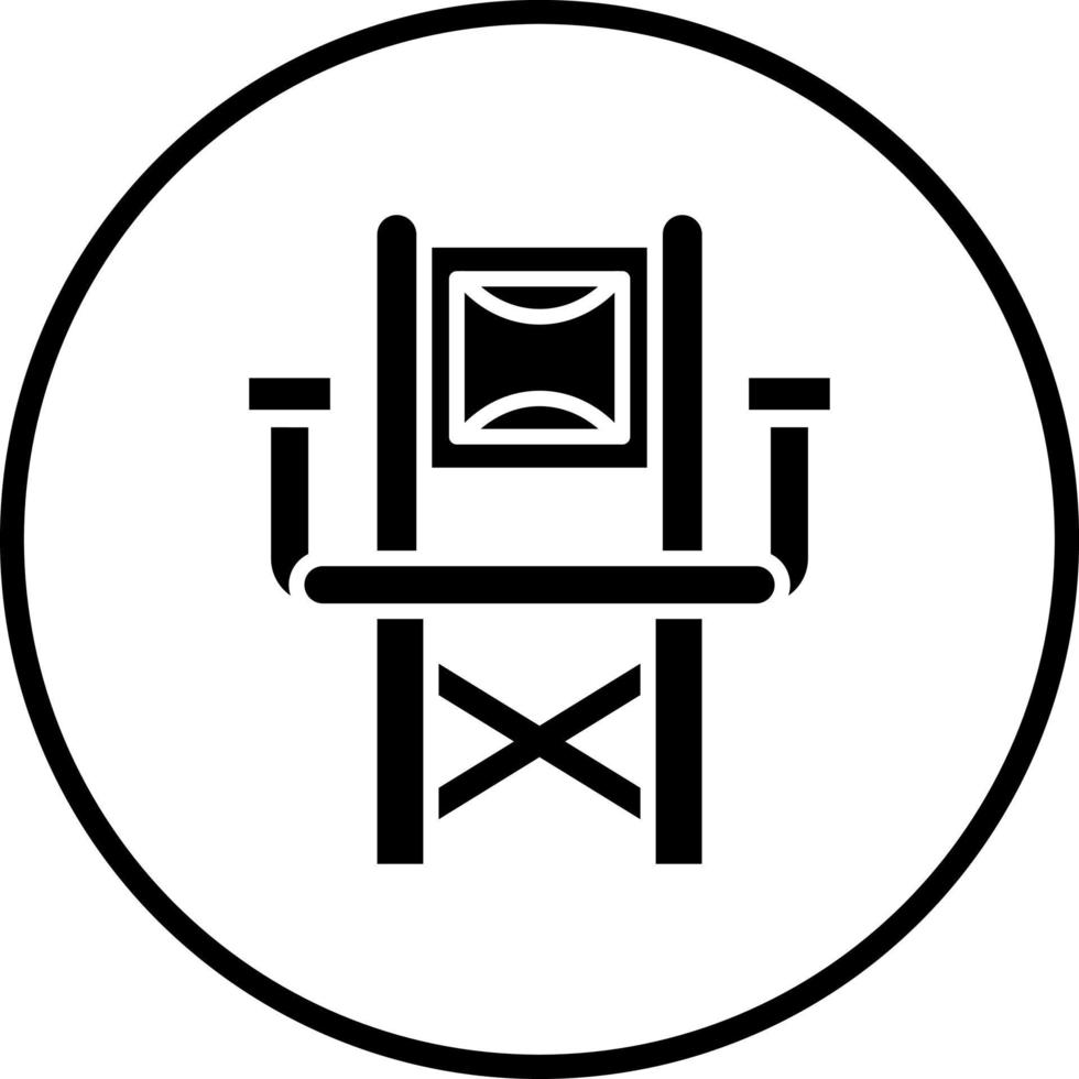 Direktor Stuhl Vektor Symbol Stil