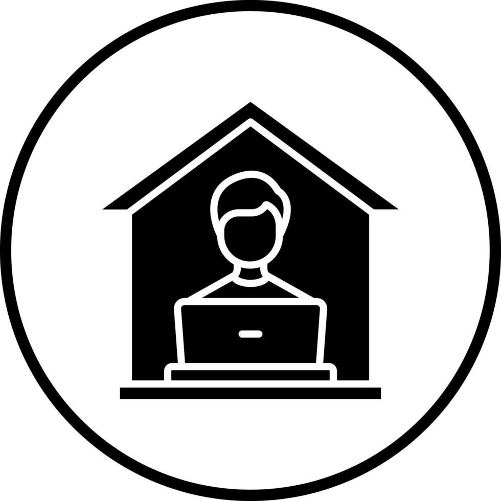 Zuhause Büro Vektor Symbol Stil