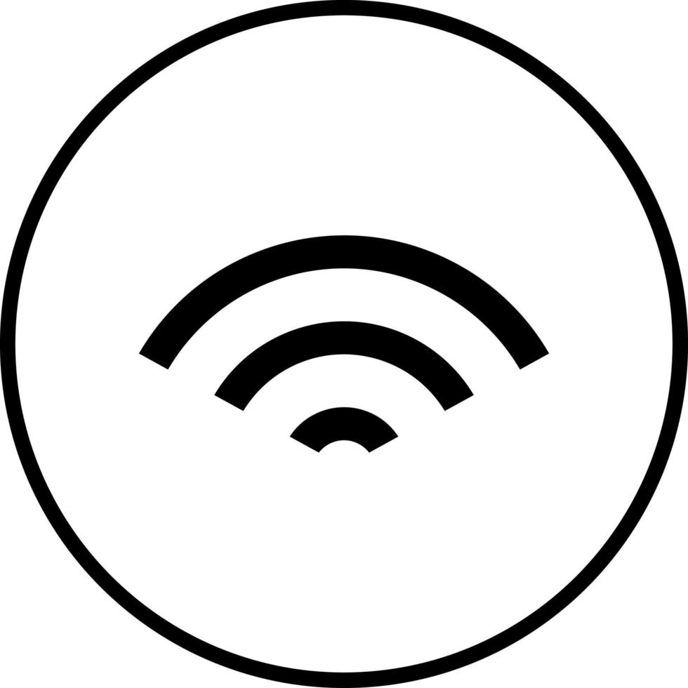 wiFi förbindelse vektor ikon stil