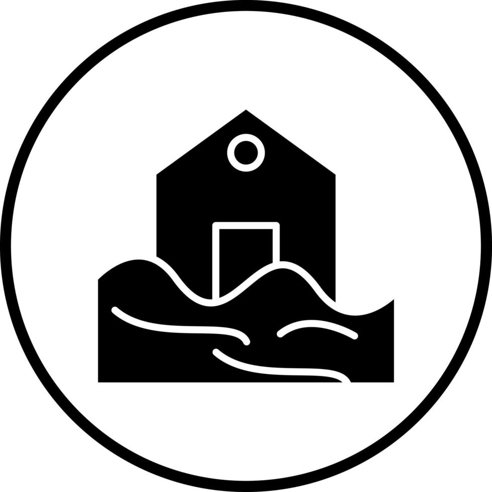 Flut Vektor Symbol Stil