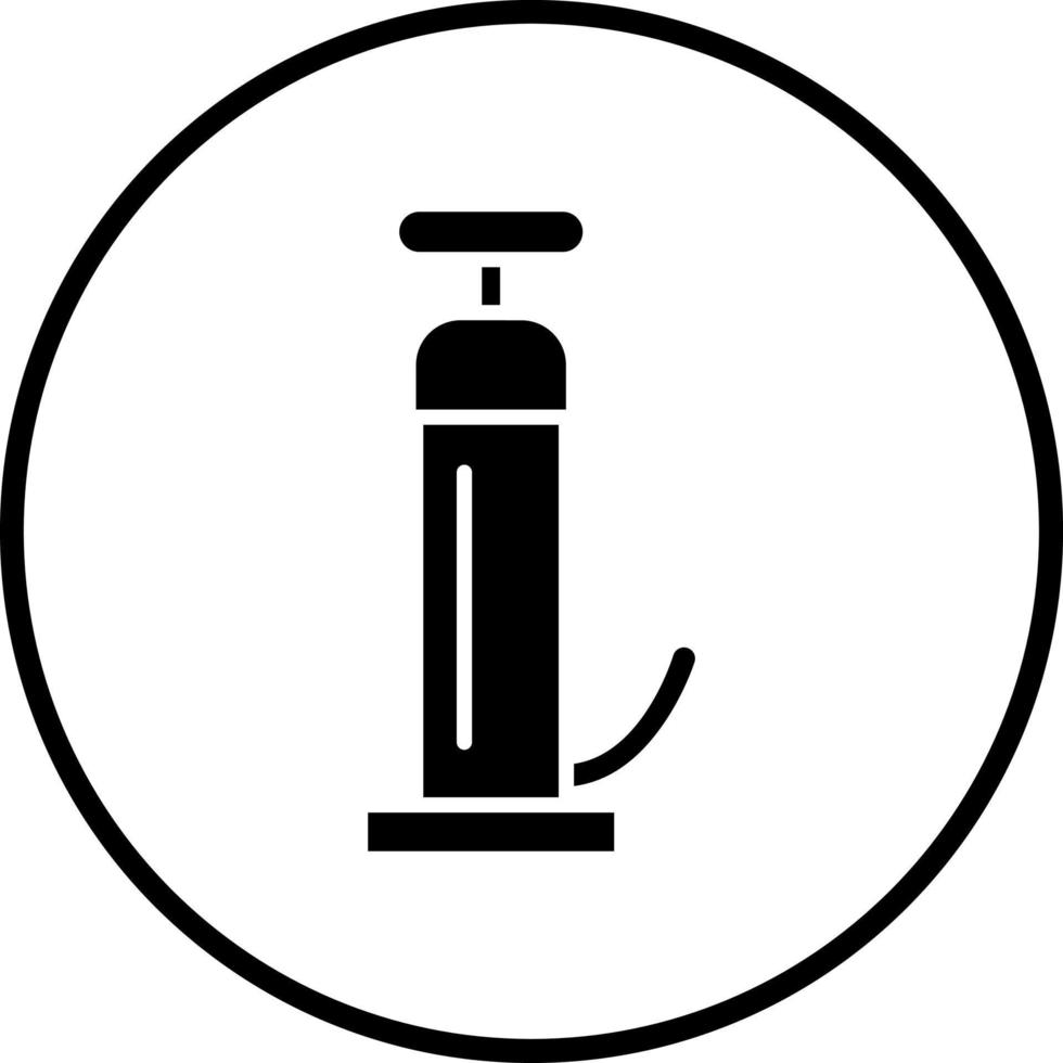 Luft Pumpe Vektor Symbol Stil