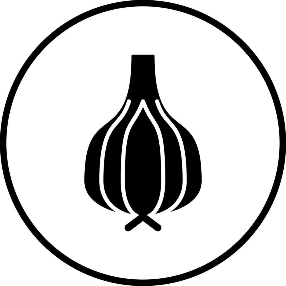 Knoblauch Vektor Symbol Stil