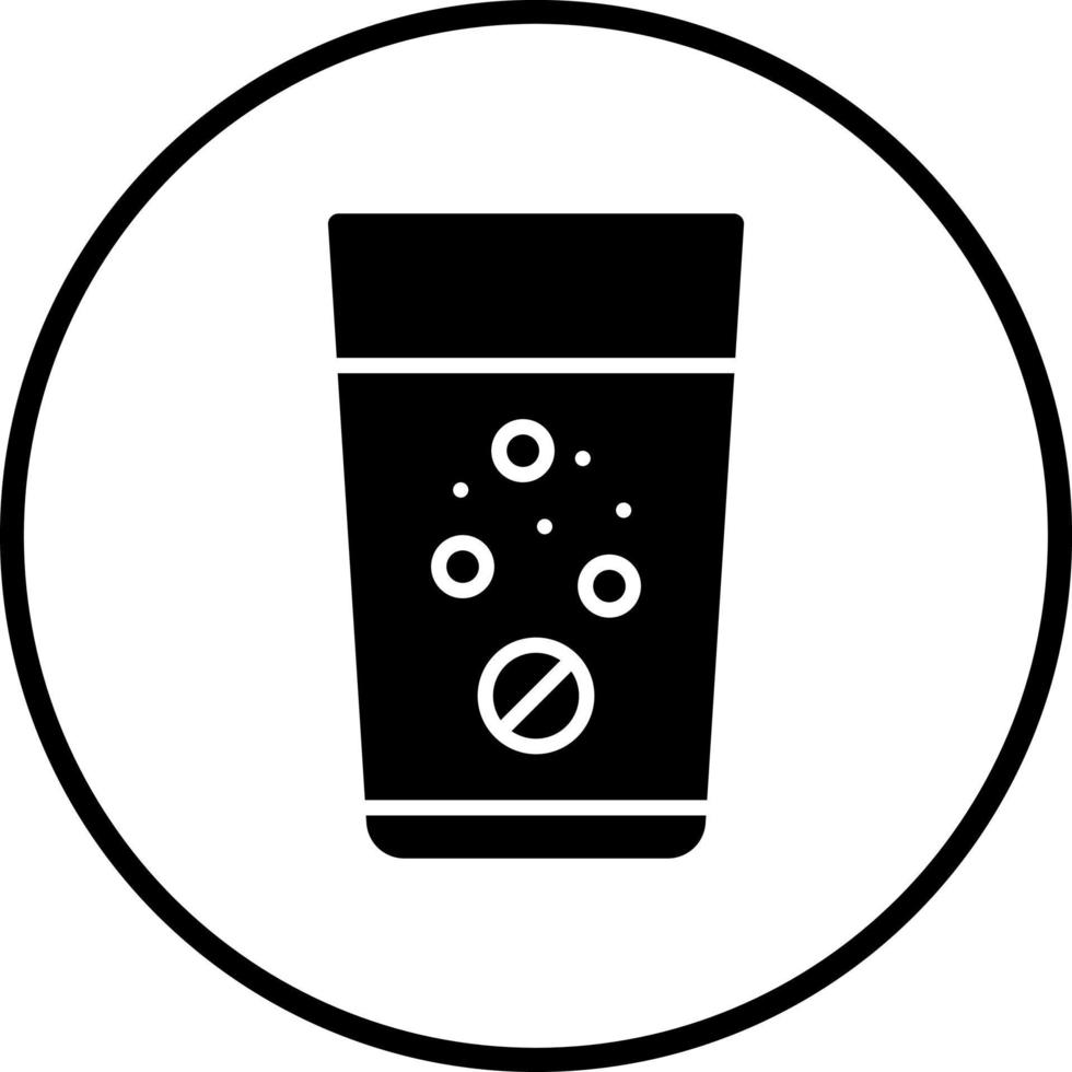 Brausetabletten Vektor Symbol Stil