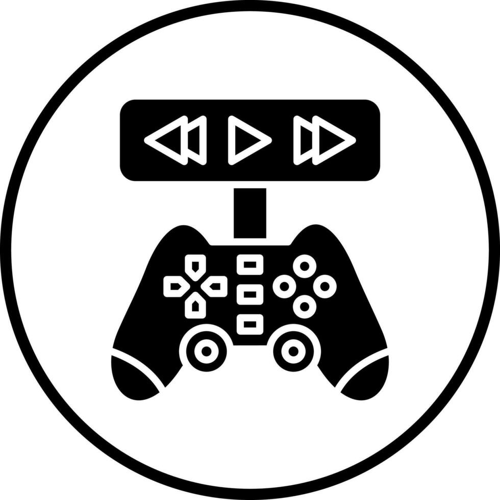 Spiel Video Vektor Symbol Stil
