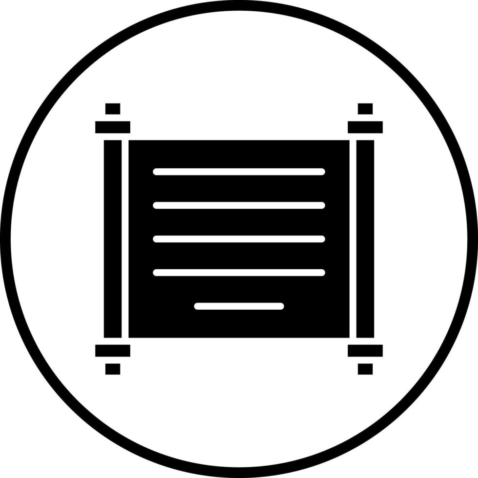 Papyrus Vektor Symbol Stil