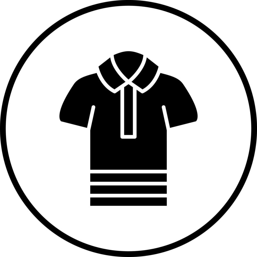 Polo Hemd Vektor Symbol Stil