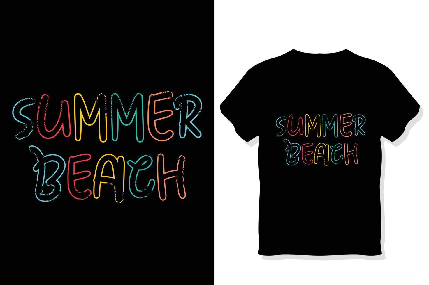 Sommer- Strand t Hemd Entwürfe, Sommer t Hemd Design Vektor